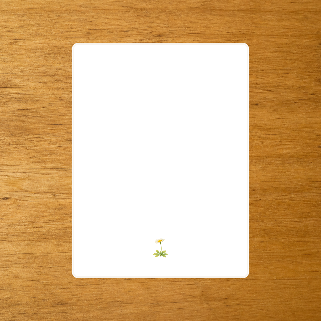 Les Fleurs - carte à pince 1-10