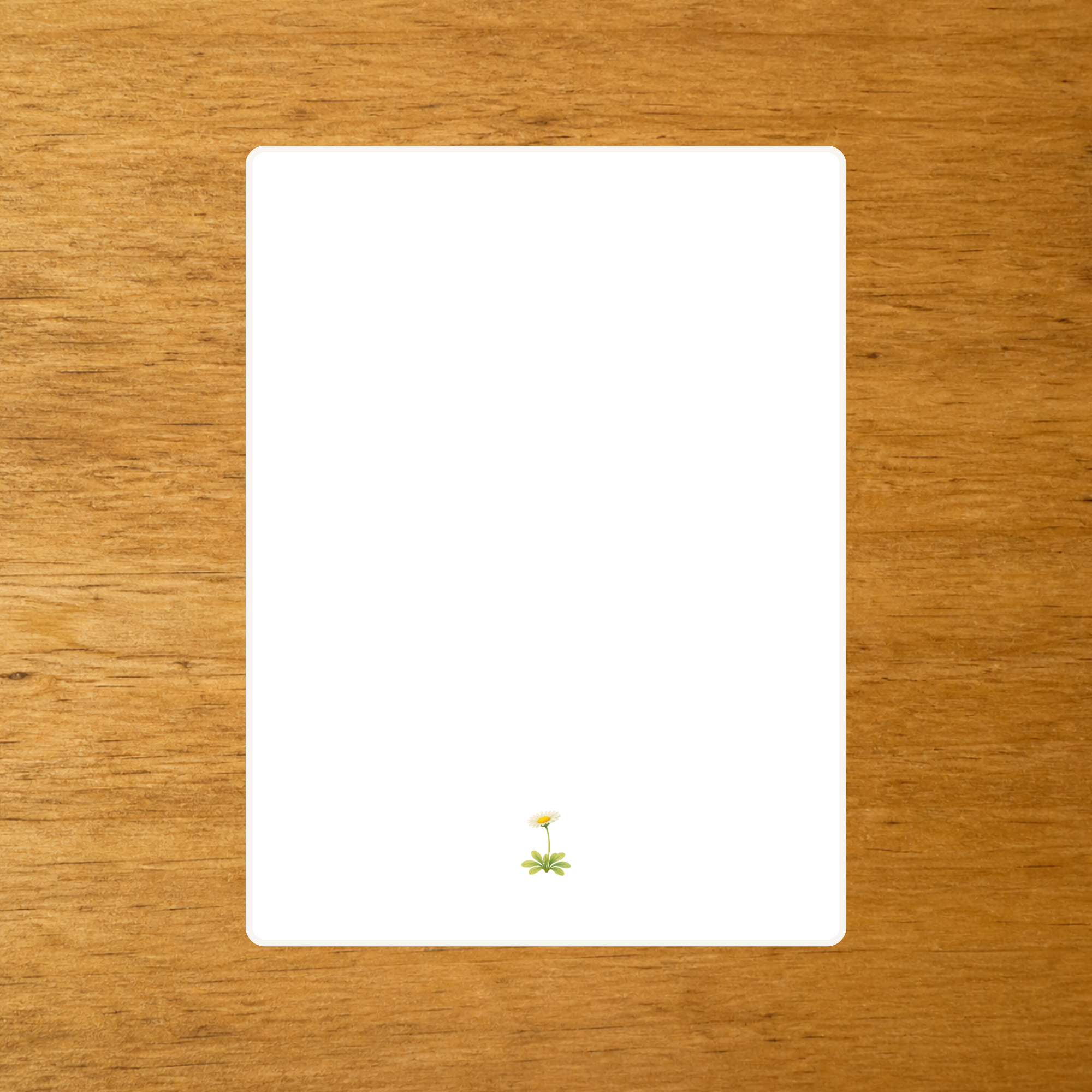 Les Fleurs - carte à pince 1-10