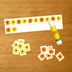 Découpage, collage et série du Calendula - Motricité fine - PDF à imprimer